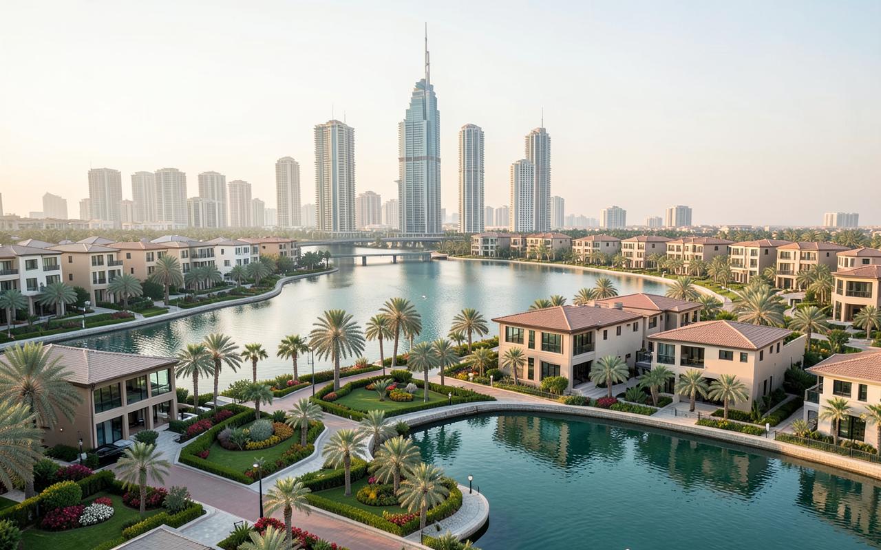 Emirates Living, Dubai — streets, homes and surroundings