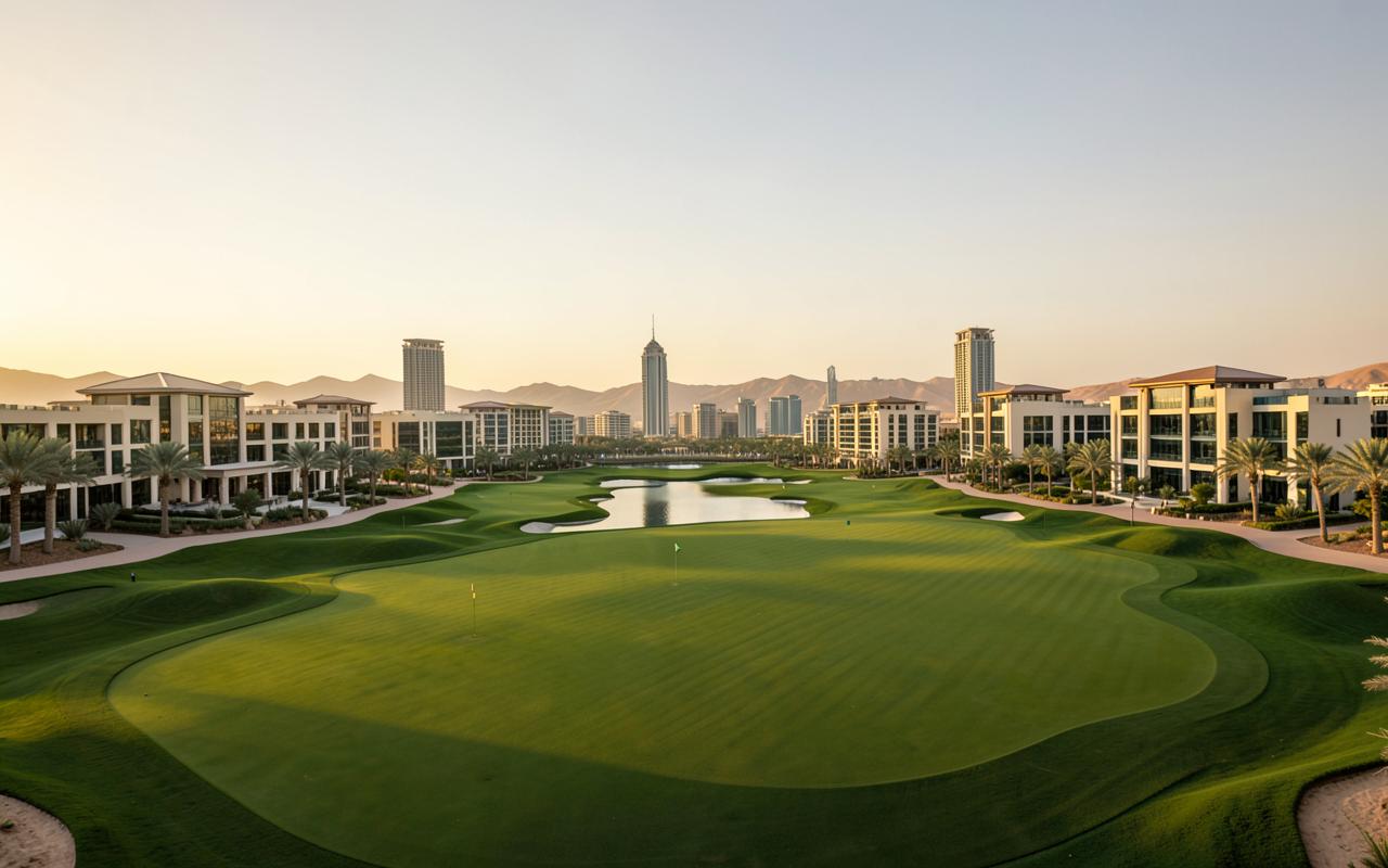 Jumeirah Golf Estates, Dubai — streets, homes and surroundings