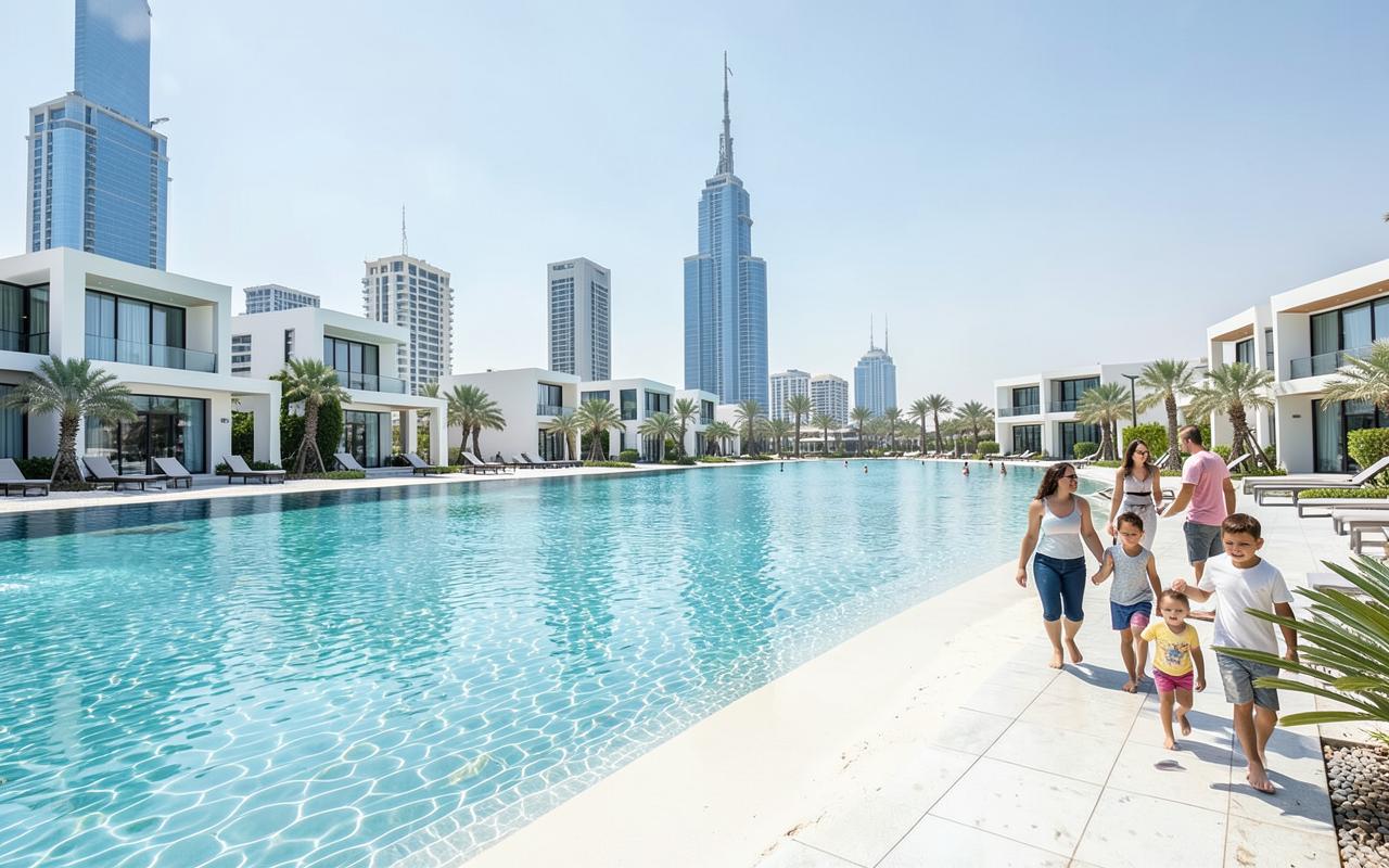 Tilal Al Ghaf, Dubai — streets, homes and surroundings